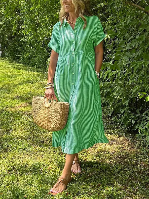 Alysa™ | Buttoned Maxi Dress