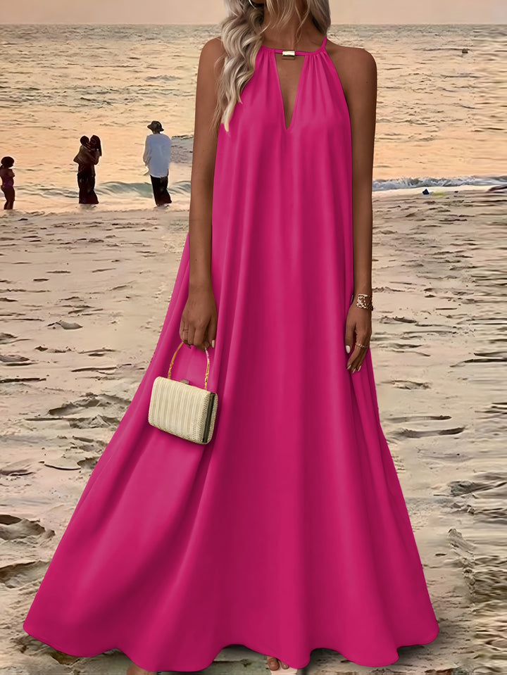 Yvonne™ | Halter Neck Maxi Dress