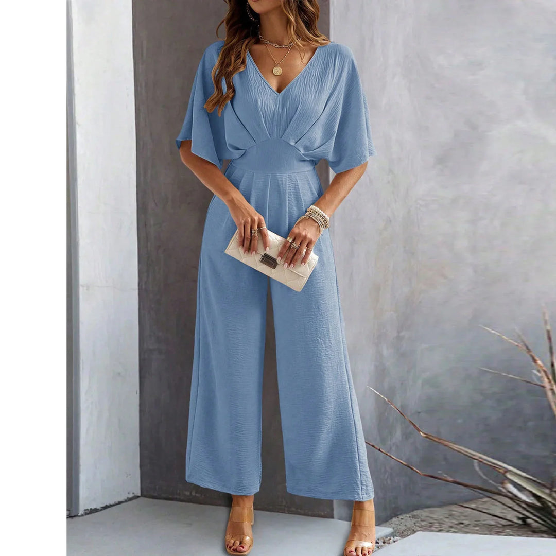 Amelia™ - Stylish V-Neck Jumpsuit