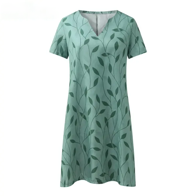Faye™ | Casual V-Neck Dress