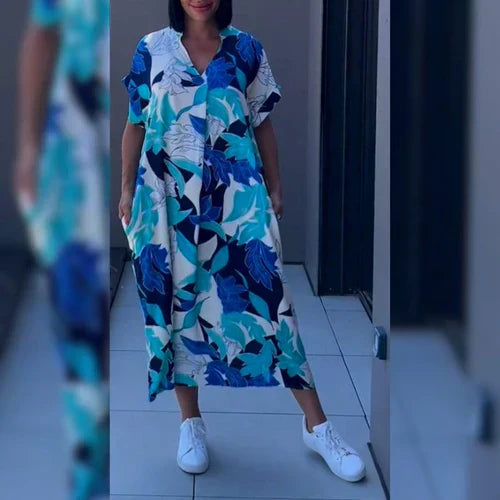 Hannah™ | Elegant Printed Dress