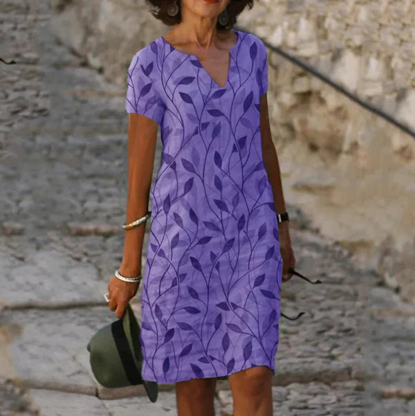 Faye™ | Casual V-Neck Dress