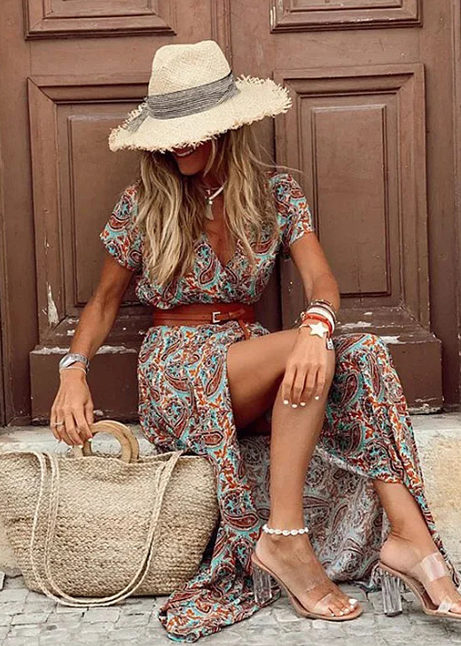 Amira™ | Boho Maxi Dress