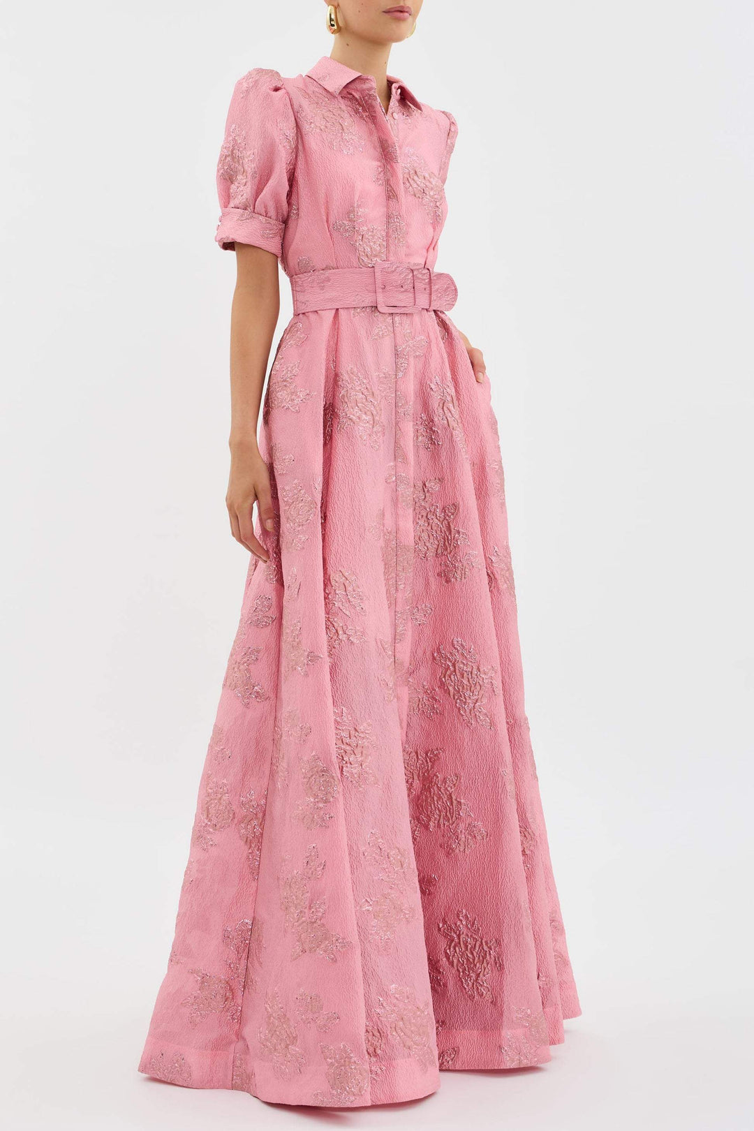 Katie™ | Maxi Dress with Puff Sleeves