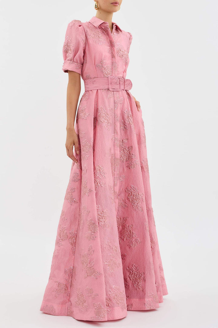 Katie™ | Maxi Dress with Puff Sleeves