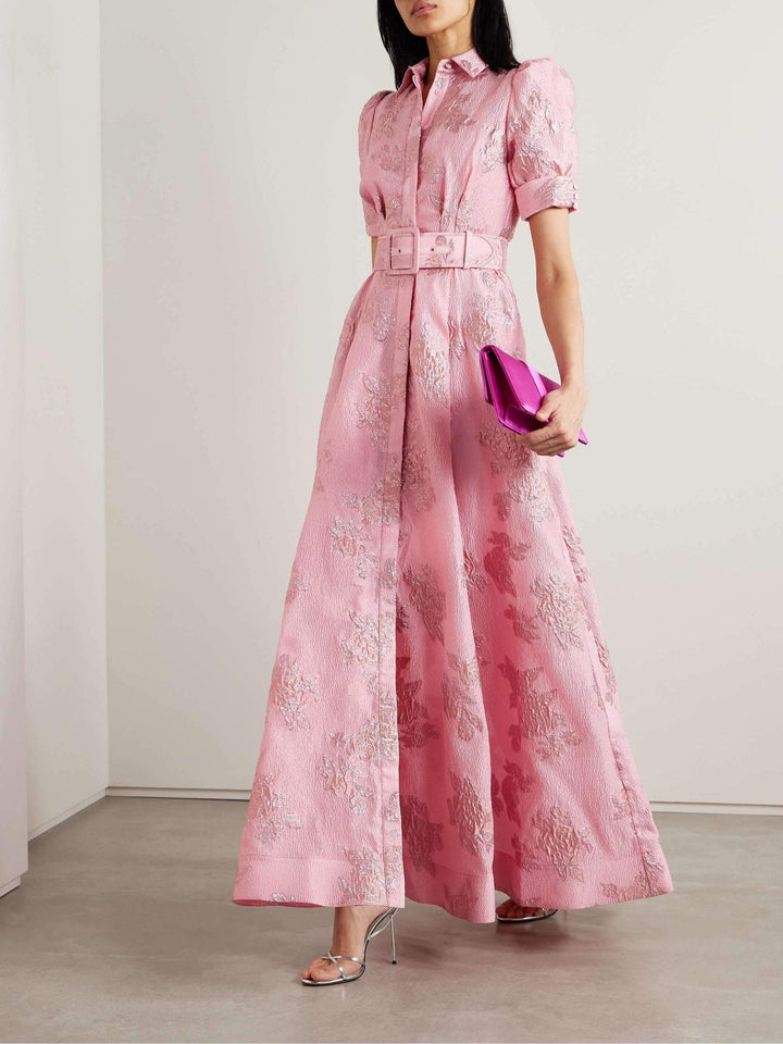 Katie™ | Maxi Dress with Puff Sleeves