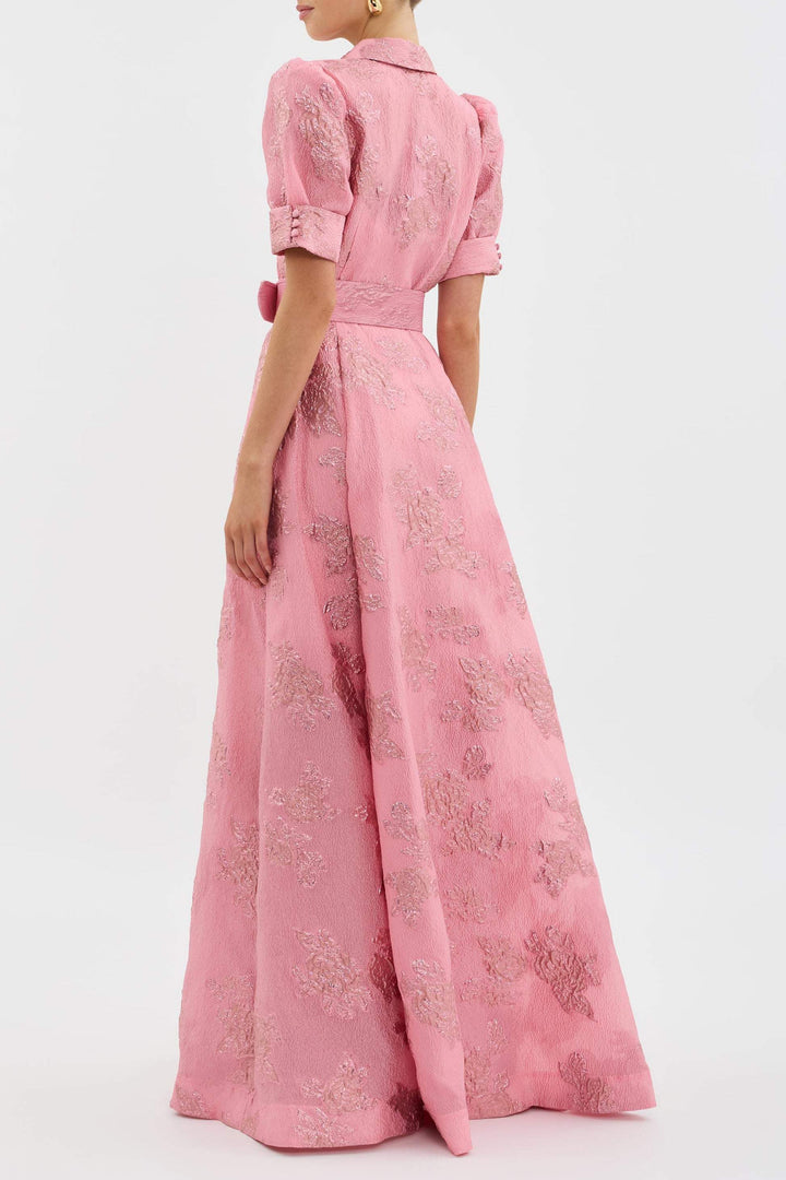 Katie™ | Maxi Dress with Puff Sleeves