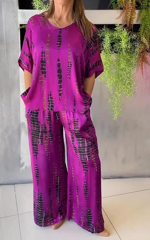 Marisse™ | Casual Two-Piece Satin Set