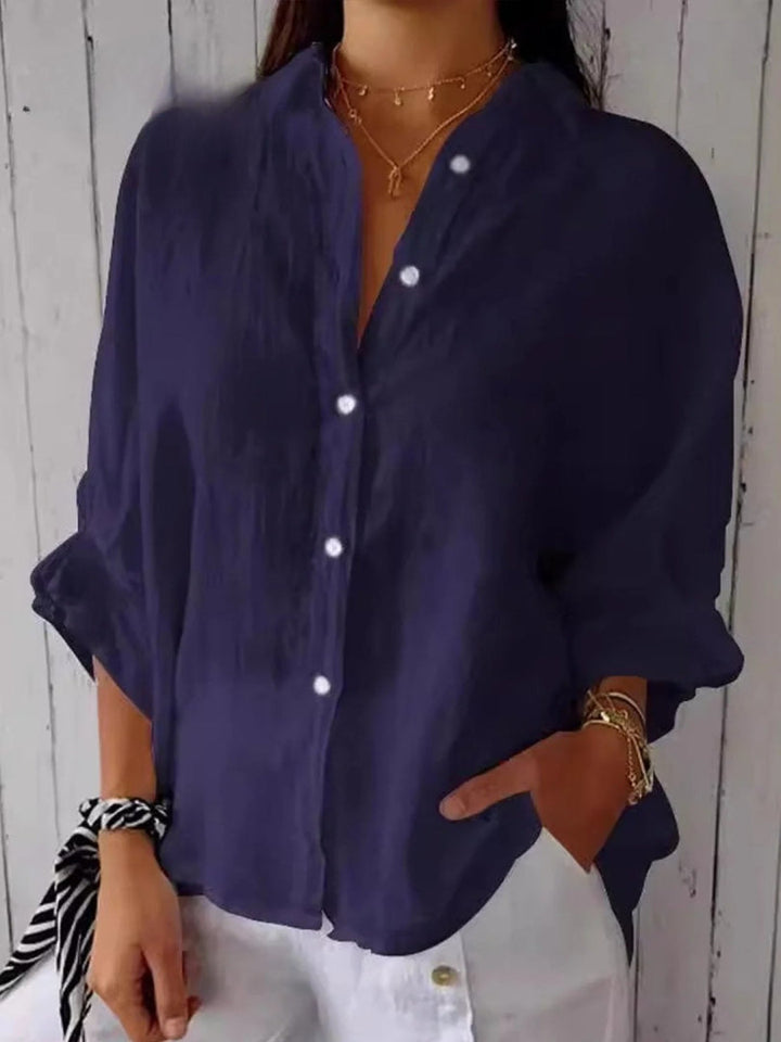 Aeloria™ | Lace-Up Loose Shirt