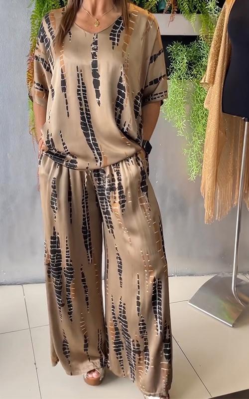 Marisse™ | Casual Two-Piece Satin Set