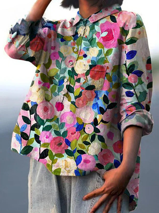 Odelia™ | Colorful Floral Shirt