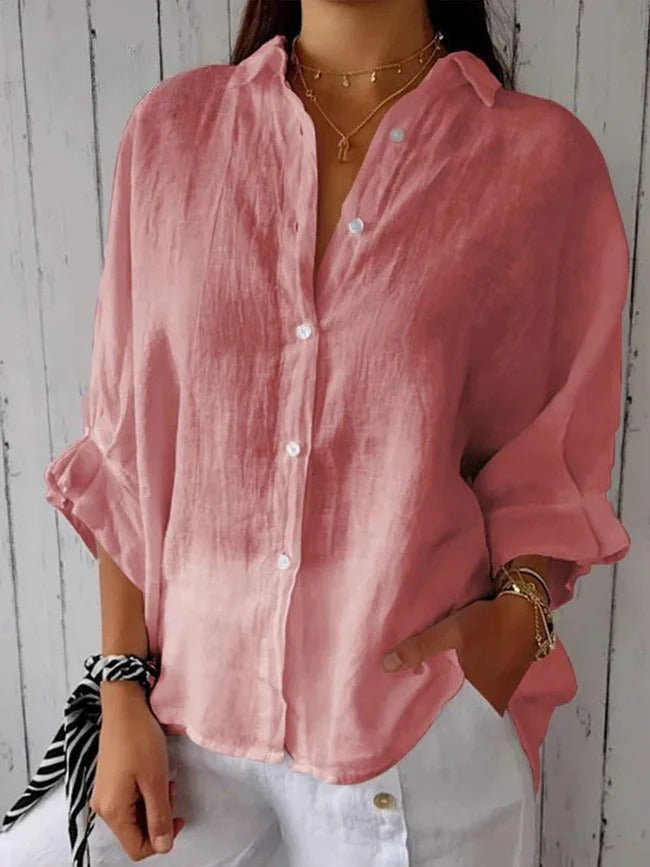 Aeloria™ | Lace-Up Loose Shirt