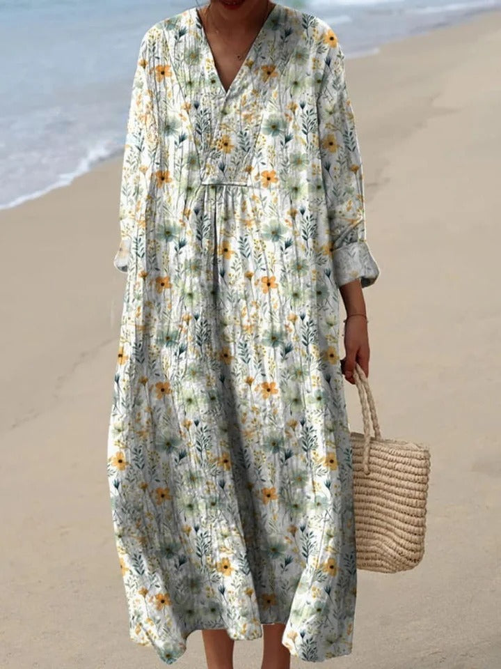Bristal™ | Cozy Meadows Floral Buttoned Cardigan