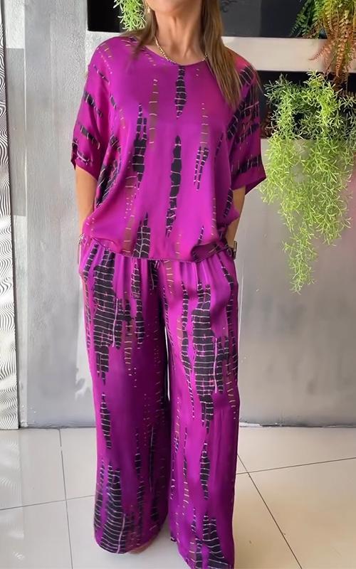 Marisse™ | Casual Two-Piece Satin Set