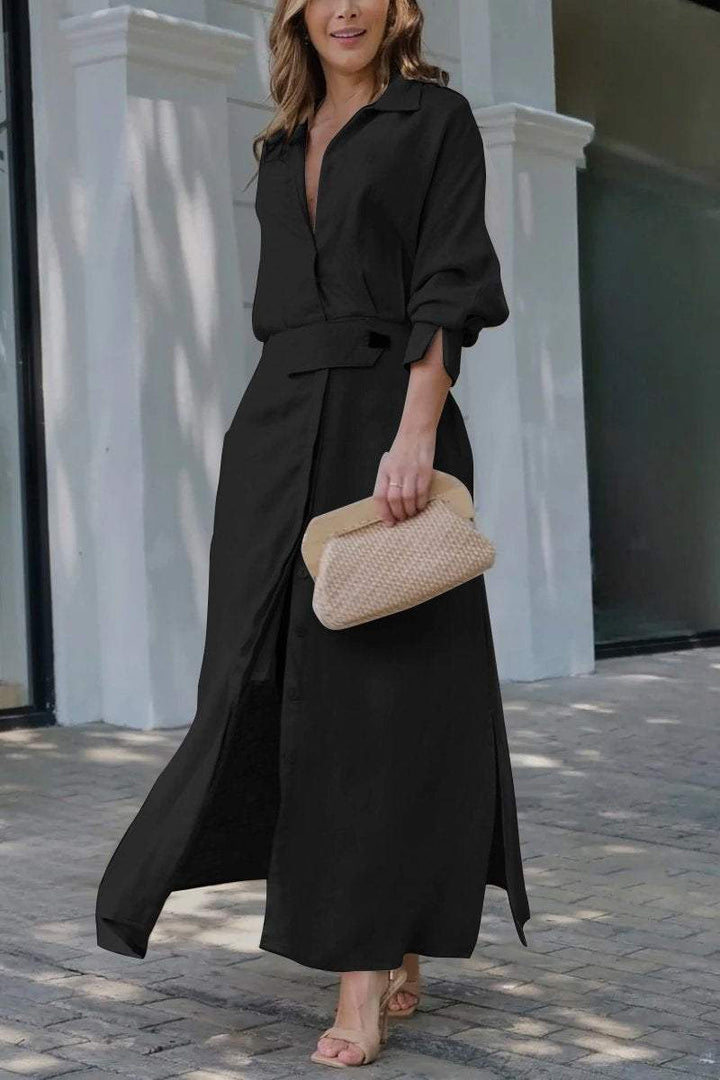 Layla™ | V-Neck Maxi Dress