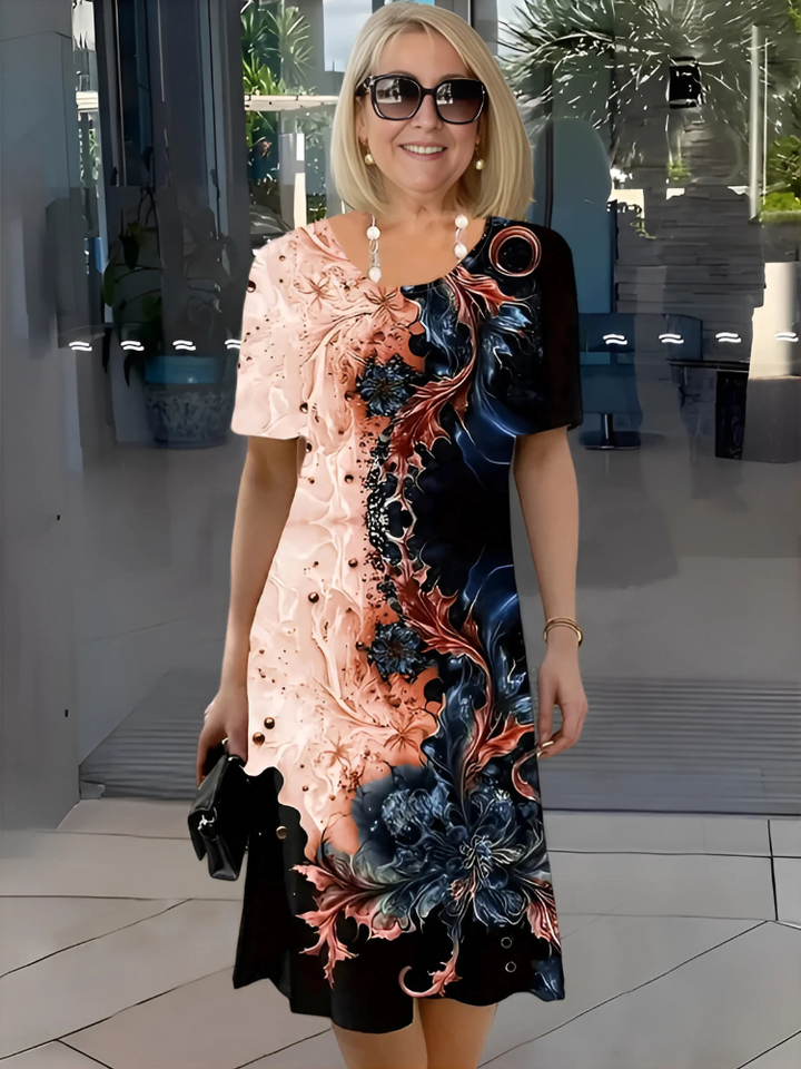 Pauline™ | Relaxed Floral Midi Dress