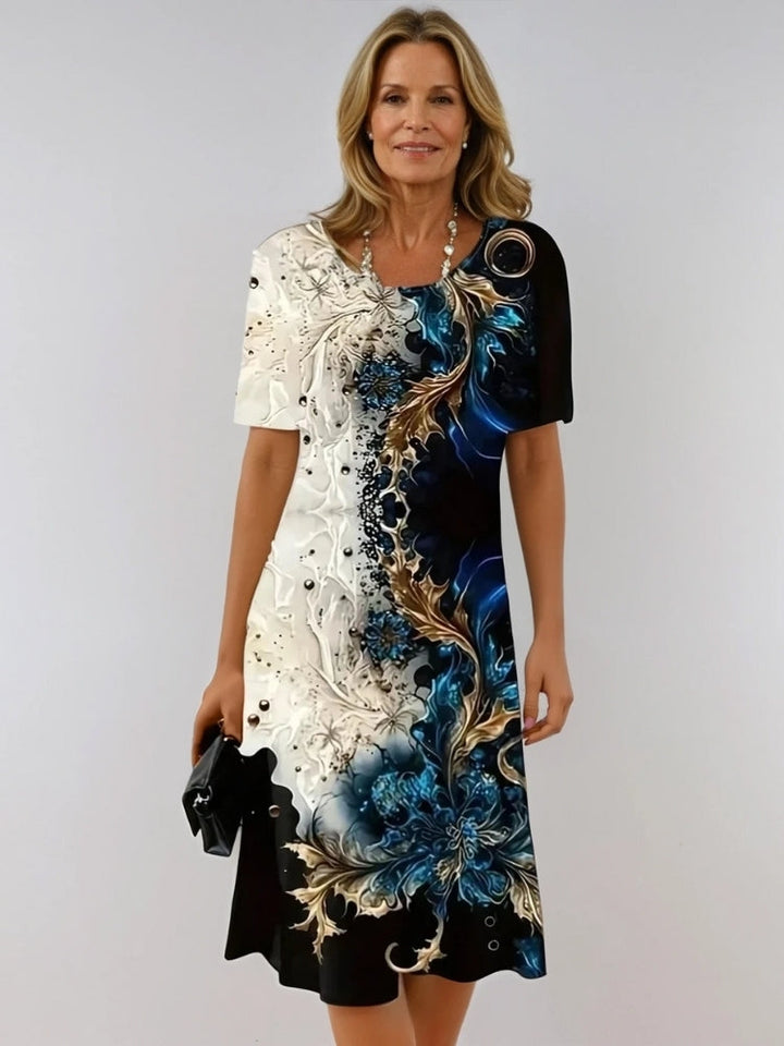 Pauline™ | Relaxed Floral Midi Dress