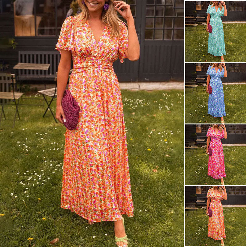Ariella™ | Classic V-Neck Dress