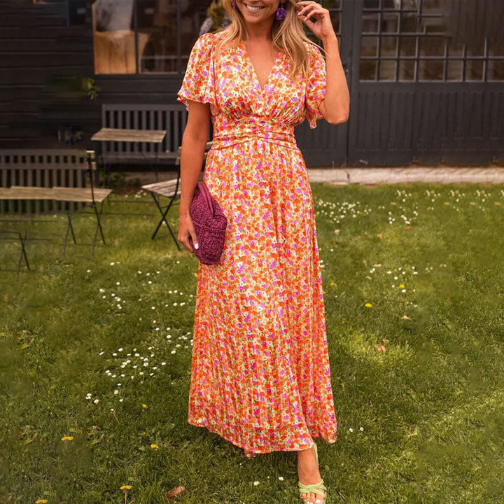 Ariella™ | Classic V-Neck Dress