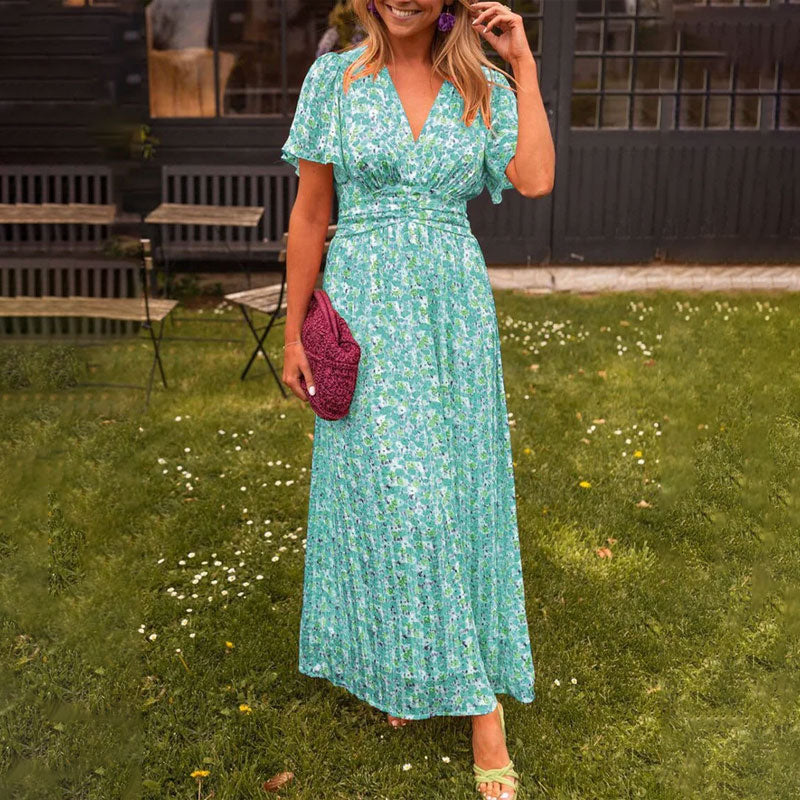 Ariella™ | Classic V-Neck Dress