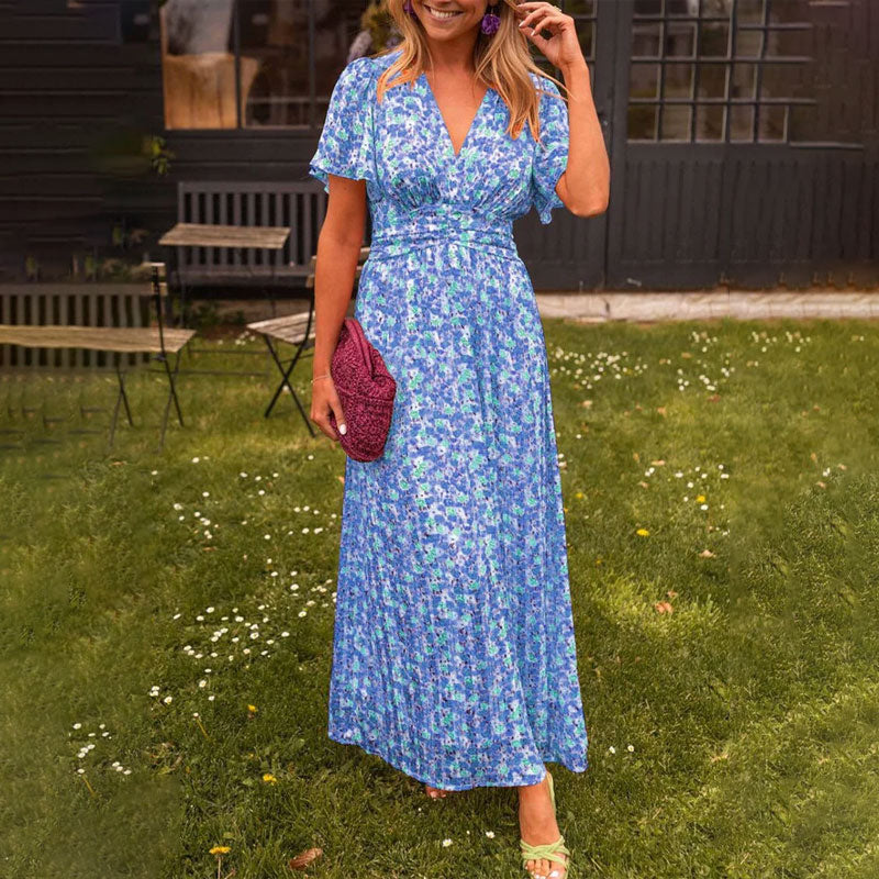 Ariella™ | Classic V-Neck Dress
