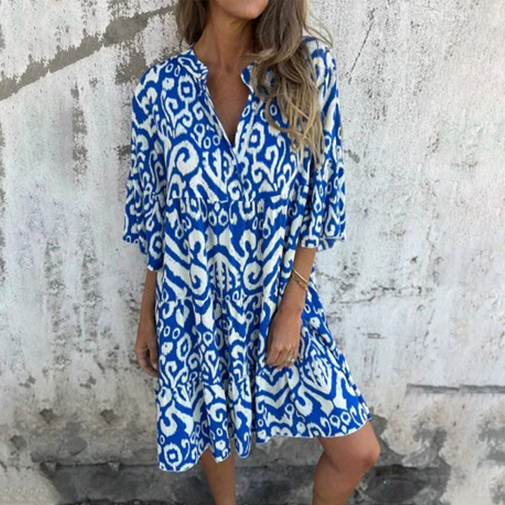 Aya™ | Chic Printed Dress