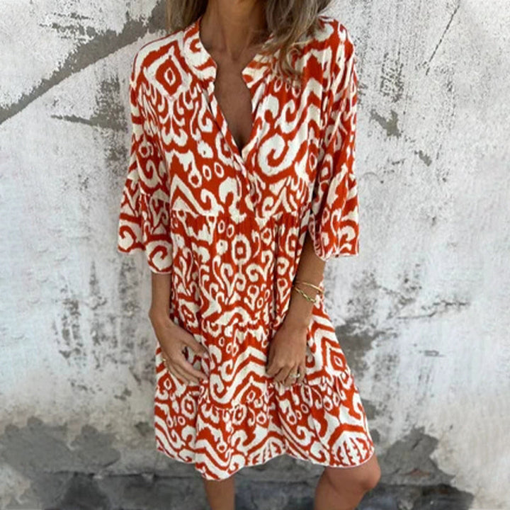Aya™ | Chic Printed Dress
