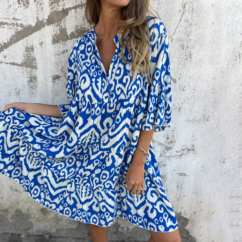 Aya™ | Chic Printed Dress