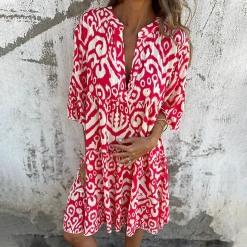 Aya™ | Chic Printed Dress