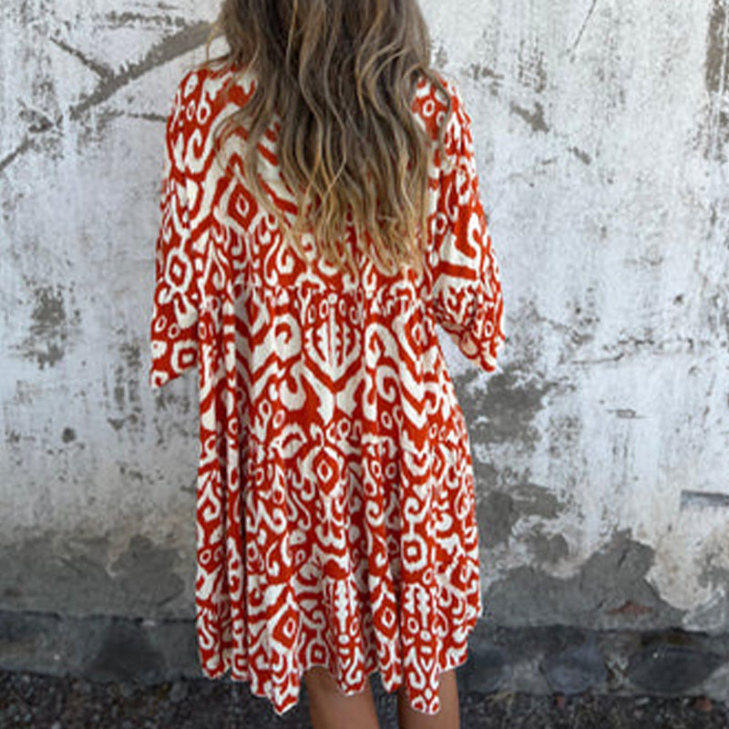 Aya™ | Chic Printed Dress