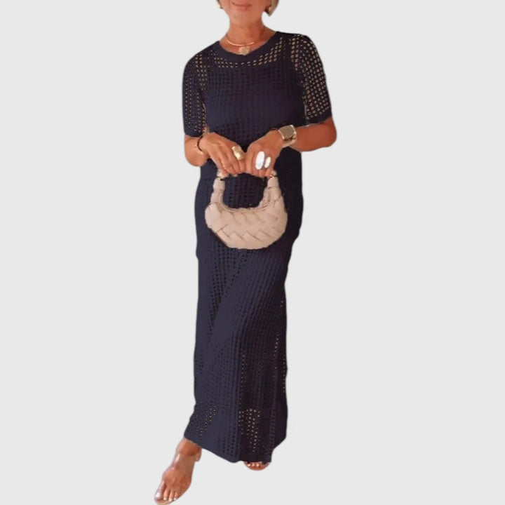 Brenda™ | Cut-Out Long Maxi Dress
